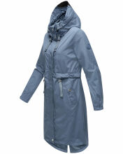 Navahoo Silberperle leichte Damen Übergangs Jacke Dusty Blue Größe L - Gr. 40