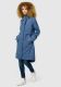 Navahoo Silberperle leichte Damen Übergangs Jacke Dusty Blue Größe L - Gr. 40