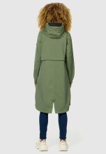 Navahoo Silberperle leichte Damen Übergangs Jacke Dusty Olive Größe S - Gr. 36
