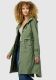 Navahoo Silberperle leichte Damen Übergangs Jacke Dusty Olive Größe S - Gr. 36