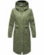 Navahoo Silberperle leichte Damen Übergangs Jacke Dusty Olive Größe S - Gr. 36