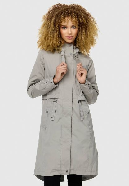 Navahoo Silberperle leichte Damen Übergangs Jacke Silver Grey Größe XL - Gr. 42
