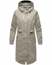 Navahoo Silberperle leichte Damen Übergangs Jacke Silver Grey Größe XL - Gr. 42