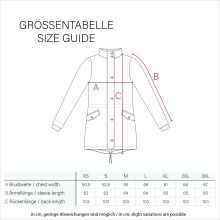 Navahoo Silberperle leichte Damen Übergangs Jacke Silver Grey Größe XL - Gr. 42