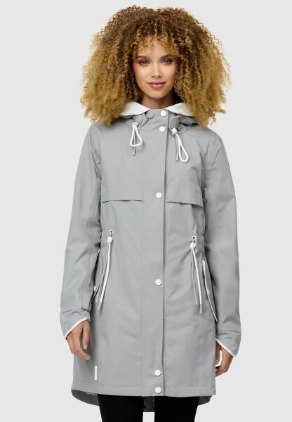 Navahoo Xankaa leichte Damen Übergangs Jacke Grau Größe S - Gr. 36