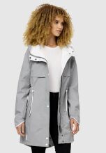 Navahoo Xankaa leichte Damen Übergangs Jacke Grau Größe S - Gr. 36