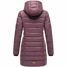 Marikoo Abendsternchen Damen Winterjacke gesteppt Dusty Plum-Größe S - Gr. 36