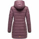 Marikoo Abendsternchen Damen Winterjacke gesteppt Dusty Plum-Größe S - Gr. 36