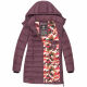 Marikoo Abendsternchen Damen Winterjacke gesteppt Dusty Plum-Größe S - Gr. 36
