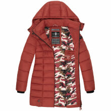 Marikoo Abendsternchen Damen Winterjacke gesteppt Terracotta-Größe S - Gr. 36