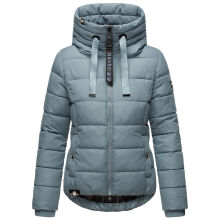 Navahoo Amayaa Damen Winter Steppjacke Powder Blue Größe XXL - Gr. 44