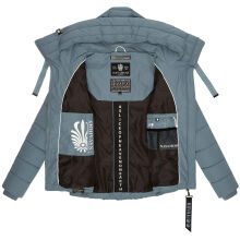 Navahoo Amayaa Damen Winter Steppjacke Powder Blue Größe XXL - Gr. 44