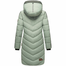 Marikoo Armasa lange Damen Winter Steppjacke Smokey Mint Größe S - Gr. 36
