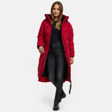 Marikoo Benikoo Damen lange Winterjacke Deep Red-Gr&ouml;&szlig;e S - Gr. 36
