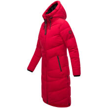 Marikoo Benikoo Damen lange Winterjacke Deep Red-Gr&ouml;&szlig;e S - Gr. 36