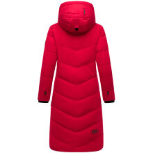 Marikoo Benikoo Damen lange Winterjacke Deep Red-Gr&ouml;&szlig;e S - Gr. 36