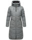 Marikoo Benikoo Damen lange Winterjacke Stormy Blue Größe 3XL - Gr. 46