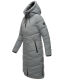 Marikoo Benikoo Damen lange Winterjacke Stormy Blue Größe 3XL - Gr. 46