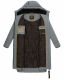 Marikoo Benikoo Damen lange Winterjacke Stormy Blue Größe 3XL - Gr. 46