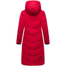 Marikoo Benikoo Damen lange Winterjacke Deep Red Größe 3XL - Gr. 46