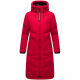 Marikoo Benikoo Damen lange Winterjacke Deep Red Größe 3XL - Gr. 46