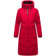 Marikoo Benikoo Damen lange Winterjacke Deep Red-Größe 3XL - Gr. 46
