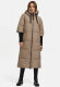 Navahoo Ciao Miau Damen lange Winterjacke B988 Taupe Grey Größe L - Gr. 40