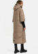 Navahoo Ciao Miau Damen lange Winterjacke B988 Taupe Grey Größe L - Gr. 40
