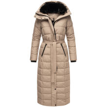 Navahoo Das Teil XIV Damen Winter Steppmantel Taupe Grey-Größe S - Gr. 36
