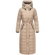 Navahoo Das Teil XIV Damen Winter Steppmantel Taupe Grey-Größe S - Gr. 36