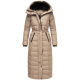 Navahoo Das Teil XIV Damen Winter Steppmantel Taupe Grey-Größe S - Gr. 36