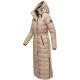 Navahoo Das Teil XIV Damen Winter Steppmantel Taupe Grey-Größe S - Gr. 36