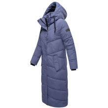 Navahoo Hingucker Damen lange Winterjacke Blue Violet Gr&ouml;&szlig;e XXL - Gr. 44