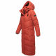 Navahoo Hingucker Damen lange Winterjacke Terracotta Größe XS - Gr. 34