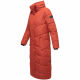 Navahoo Hingucker Damen lange Winterjacke Terracotta Größe XS - Gr. 34