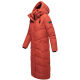 Navahoo Hingucker Damen lange Winterjacke Terracotta Größe XS - Gr. 34