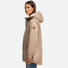 Navahoo Ireliaa Damen Winterjacke Taupe Grey Größe XS - Gr. 34
