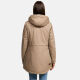 Navahoo Ireliaa Damen Winterjacke Taupe Grey Größe XS - Gr. 34