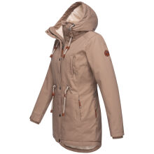 Navahoo Ireliaa Damen Winterjacke Taupe Grey Gr&ouml;&szlig;e S - Gr. 36
