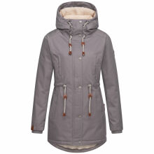 Navahoo Ireliaa Damen Winterjacke Grey Größe L - Gr. 40