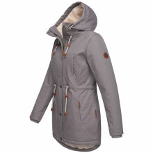 Navahoo Ireliaa Damen Winterjacke Grey Größe L - Gr. 40