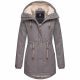 Navahoo Ireliaa Damen Winterjacke Grey Größe L - Gr. 40