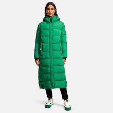 Navahoo Isalie Damen lange Winterjacke gesteppt Smaragd...