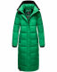 Navahoo Isalie Damen lange Winterjacke gesteppt Smaragd Green Größe XS - Gr. 34