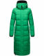 Navahoo Isalie Damen lange Winterjacke gesteppt Smaragd Green Größe XS - Gr. 34