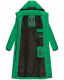 Navahoo Isalie Damen lange Winterjacke gesteppt Smaragd Green Größe XS - Gr. 34