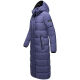 Navahoo Isalie Damen lange Winterjacke gesteppt Blue Violet Größe XXL - Gr. 44