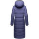 Navahoo Isalie Damen lange Winterjacke gesteppt Blue Violet Größe XXL - Gr. 44
