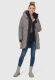 Navahoo Knutschilein Damen Winter Steppjacke Grau Größe XXXL - Gr. 46