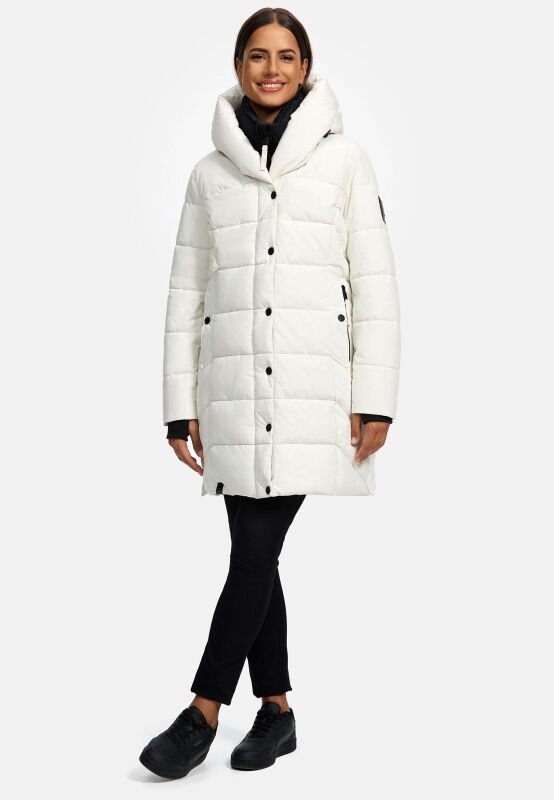 Navahoo Knutschilein Damen Winter Steppjacke Offwhite